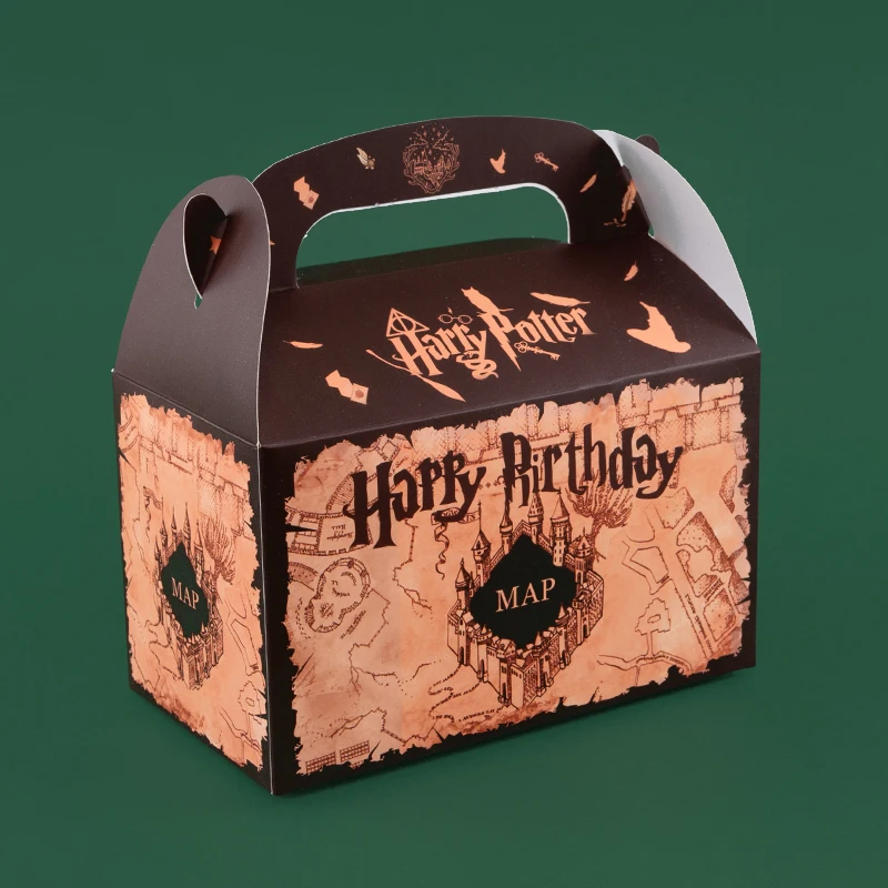 Birthday Gift Box and Bag Set – Marauder’s Map Inspired Party Favor Packaging for Candy, Chocolate, Snacks – Perfect for Birthday Parties, Baby Showers, Wizard Theme Events - 图片 7