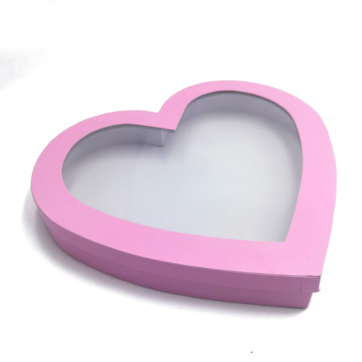 31x31cm Large Heart Shaped Gift Box with Window – Elegant Charcuterie Packaging for Mother's Day, Chocolate, Sweets, Desserts, Party Favors, Valentine’s Gifts, Bakery Display