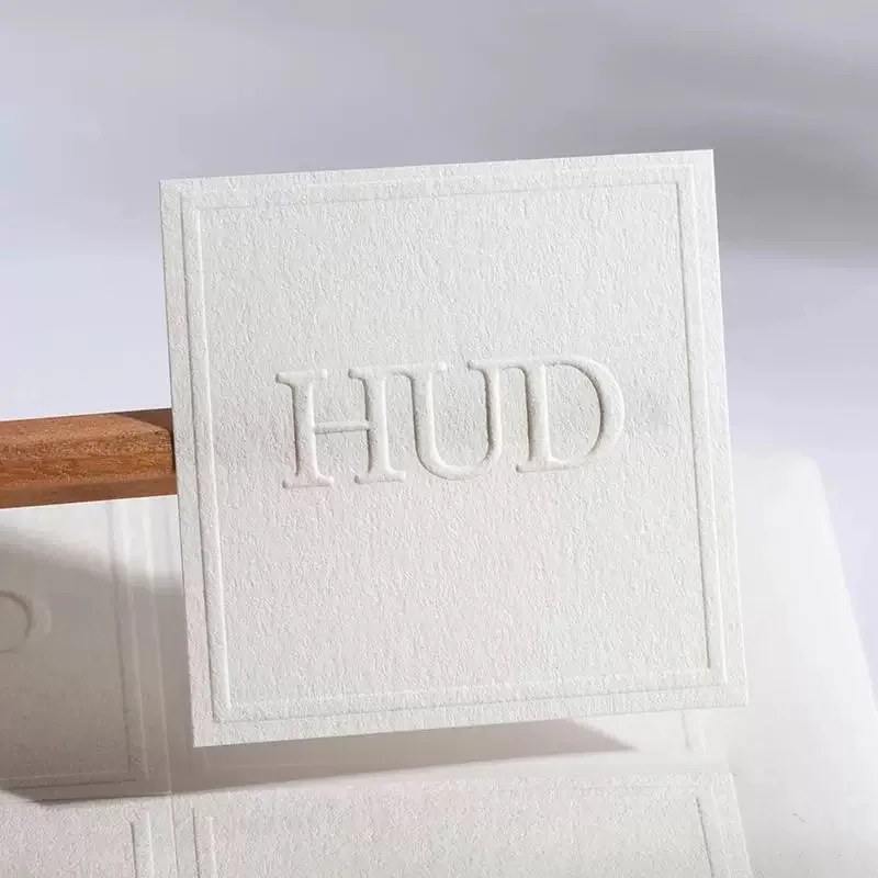 100pcs Custom Embossed White Stickers – Personalized Adhesive Seals with Name, Logo or Text – Elegant Labels for Weddings, Events, Parties, Business Branding, Gift Wrap, and Packaging - 图片 5