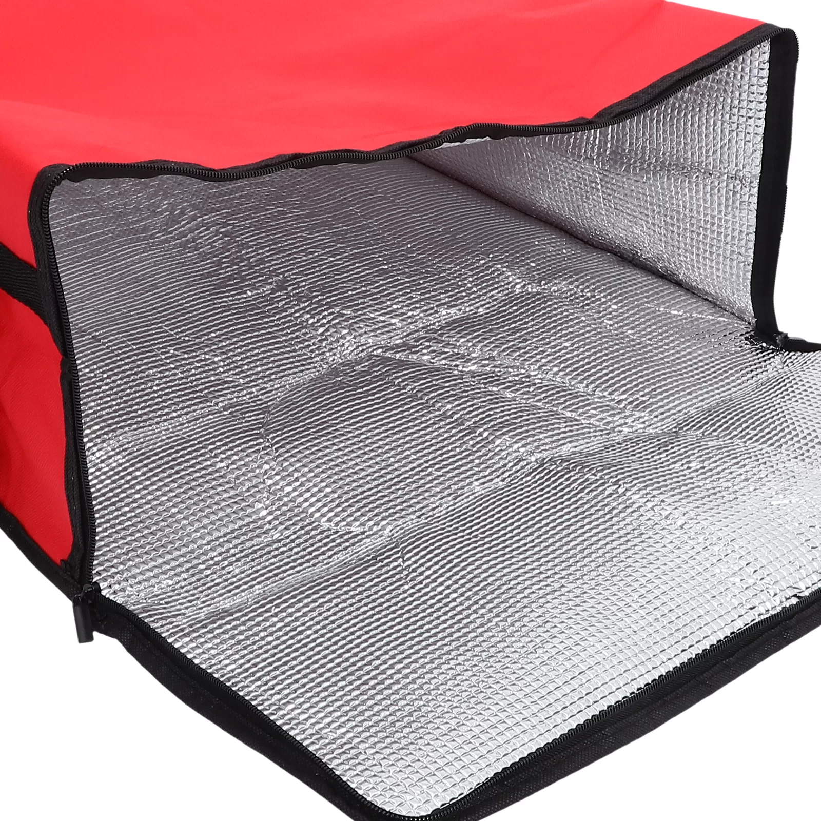 25 Pack Insulated Shipping Bags for Food – Red Striped Thermal Mailers with Self-Sealing Closure – Leakproof Padded Envelopes for Frozen, Hot or Cold Delivery – 8x10 Inch Heat-Resistant Liners 6