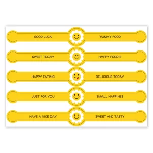 Food Label & Sticker – Custom Size & Shape, Waterproof Oilproof Options, Kraft/... - SKU FLS00260 - UGI Packaging