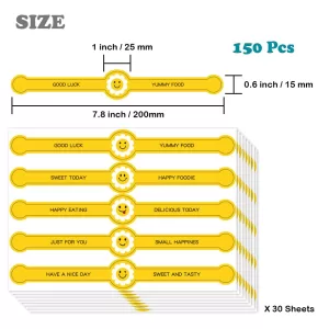 Food Label & Sticker – Custom Size & Shape, Waterproof Oilproof Options, Kraft/... - SKU FLS00260 - UGI Packaging