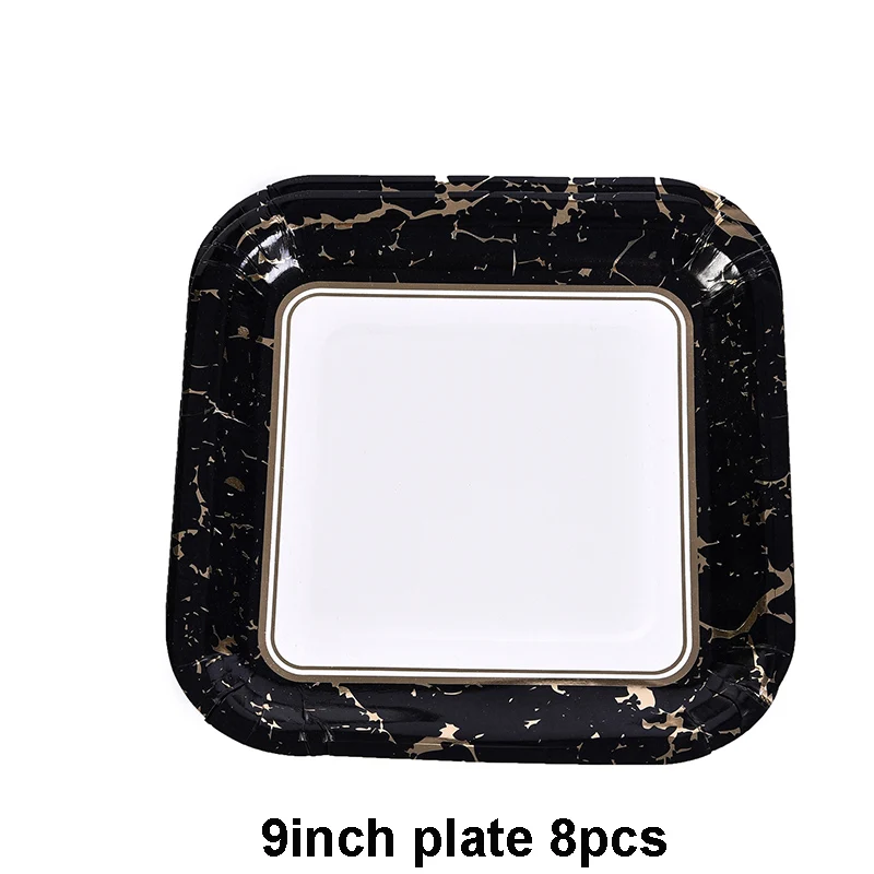 Disposable Kraft Paper Tableware Set – Golden Palm Leaf Pattern Plates, Cups, Napkins, Straws, and Cutlery – Eco-Friendly Party Supplies for Wedding, Birthday, Picnic, Baby Shower, and Events - 图片 33