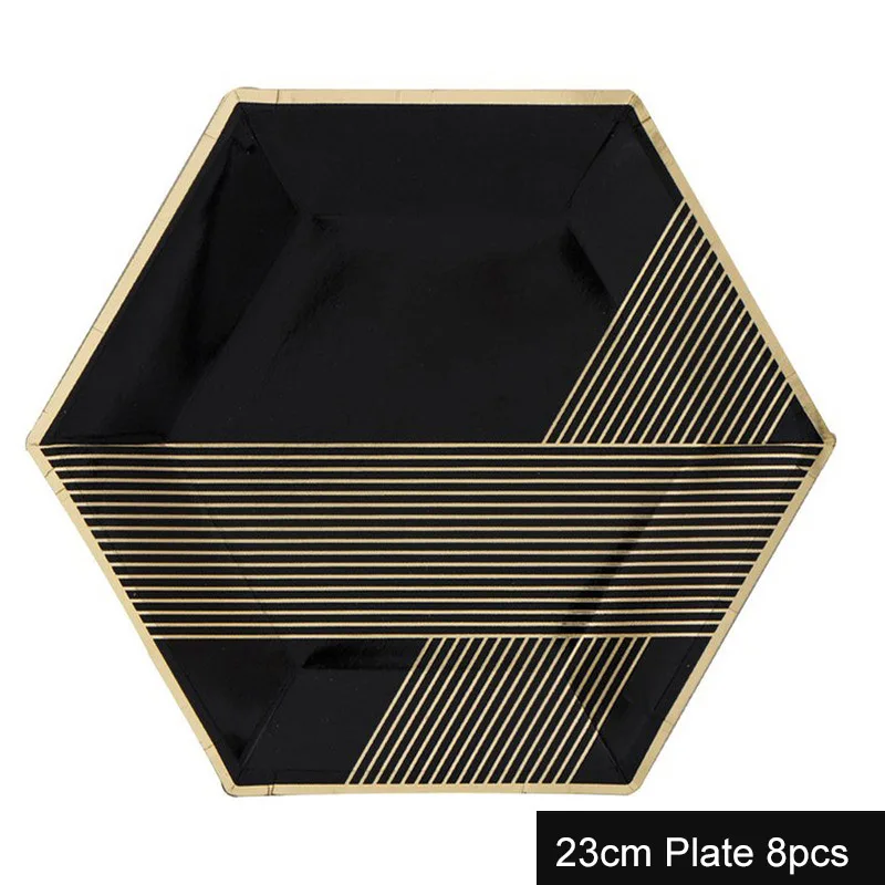 Disposable Kraft Paper Tableware Set – Golden Palm Leaf Pattern Plates, Cups, Napkins, Straws, and Cutlery – Eco-Friendly Party Supplies for Wedding, Birthday, Picnic, Baby Shower, and Events - 图片 22