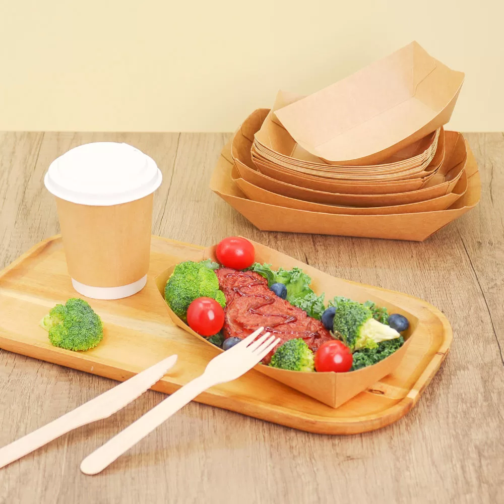 Sugarcane Bagasse Cutlery Set, Eco-Friendly Compostable Biodegradable – Disposable Spoon Fork Knife Utensils for Party, Takeout, Picnic, Camping, Sustainable Tableware - 图片 13
