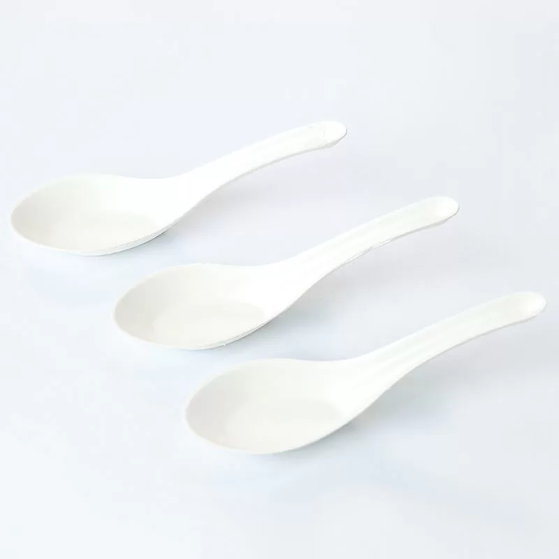 Sugarcane Bagasse Cutlery Set, Eco-Friendly Compostable Biodegradable – Disposable Spoon Fork Knife Utensils for Party, Takeout, Picnic, Camping, Sustainable Tableware - 图片 14