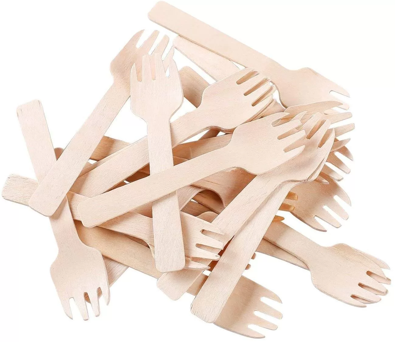 Sugarcane Bagasse Cutlery Set, Eco-Friendly Compostable Biodegradable – Disposable Spoon Fork Knife Utensils for Party, Takeout, Picnic, Camping, Sustainable Tableware - 图片 6