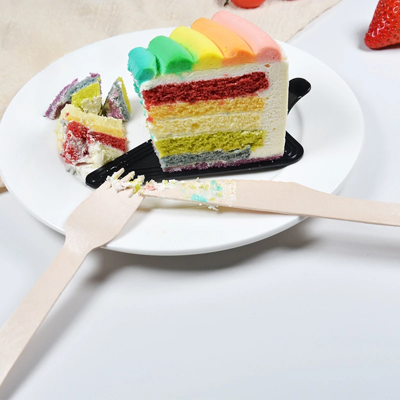 Disposable Wooden Cutlery Set – Includes Forks, Spoons, and Knives – Eco-Friendly Biodegradable Tableware for Parties, Camping, Banquets, Weddings, Picnics, Catering, and Outdoor Events - 图片 5