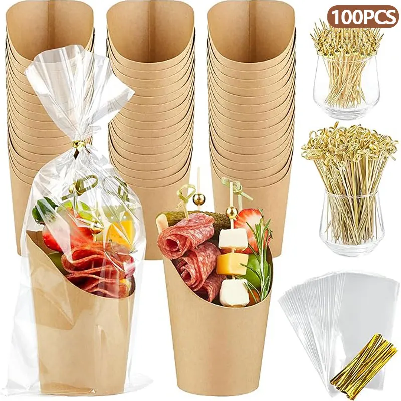 50/100PCS Party Disposable Paper Cup Set – Complete Party Tableware Kit with Cups, Napkins, Straws & Inserts – Eco-Friendly, Convenient Set for Birthday, Wedding, Picnic, and Event Use - 图片 7