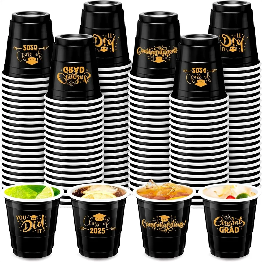 2oz PLA Biodegradable Mini Cups – Eco-Friendly, Compostable, BPA-Free Shot Glasses for Tasting, Coffee, Dessert, Sauce, Party, Wedding, Catering, Office, and Event Use description