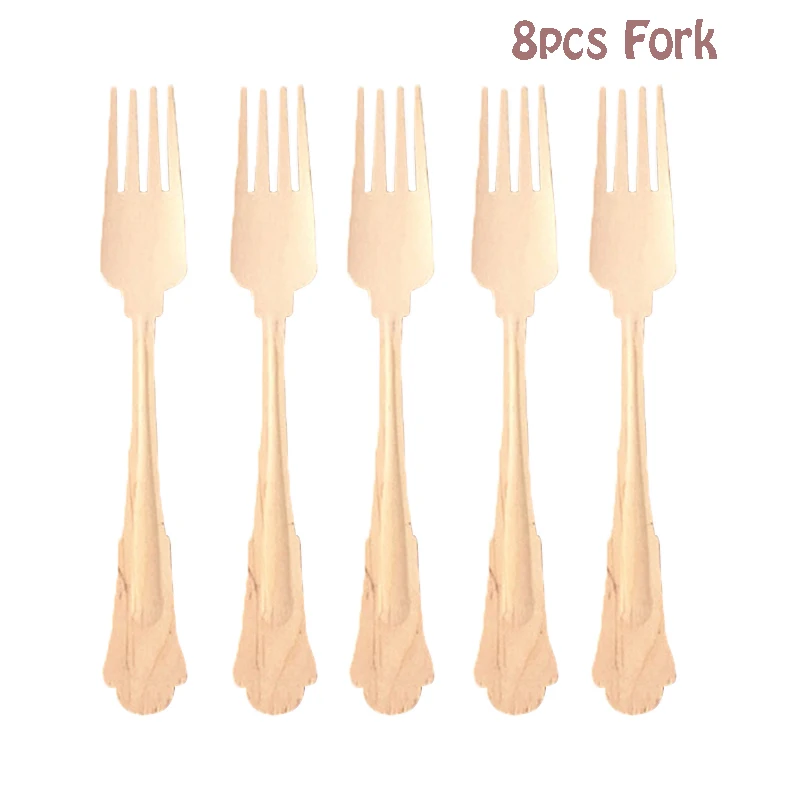 Disposable Kraft Paper Tableware Set – Golden Palm Leaf Pattern Plates, Cups, Napkins, Straws, and Cutlery – Eco-Friendly Party Supplies for Wedding, Birthday, Picnic, Baby Shower, and Events - 图片 7