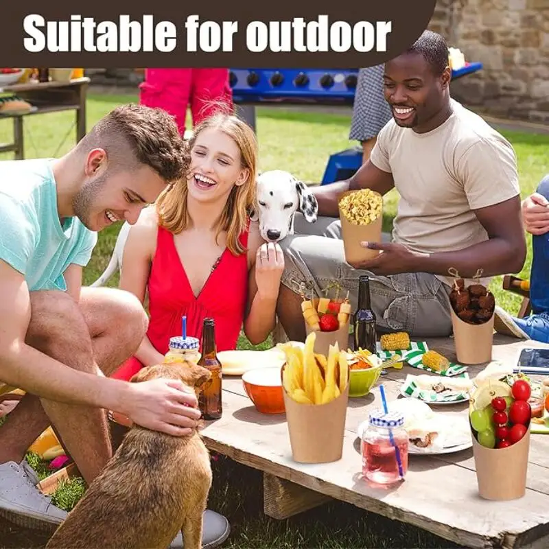 50/100PCS Party Disposable Paper Cup Set – Complete Party Tableware Kit with Cups, Napkins, Straws & Inserts – Eco-Friendly, Convenient Set for Birthday, Wedding, Picnic, and Event Use - 图片 5