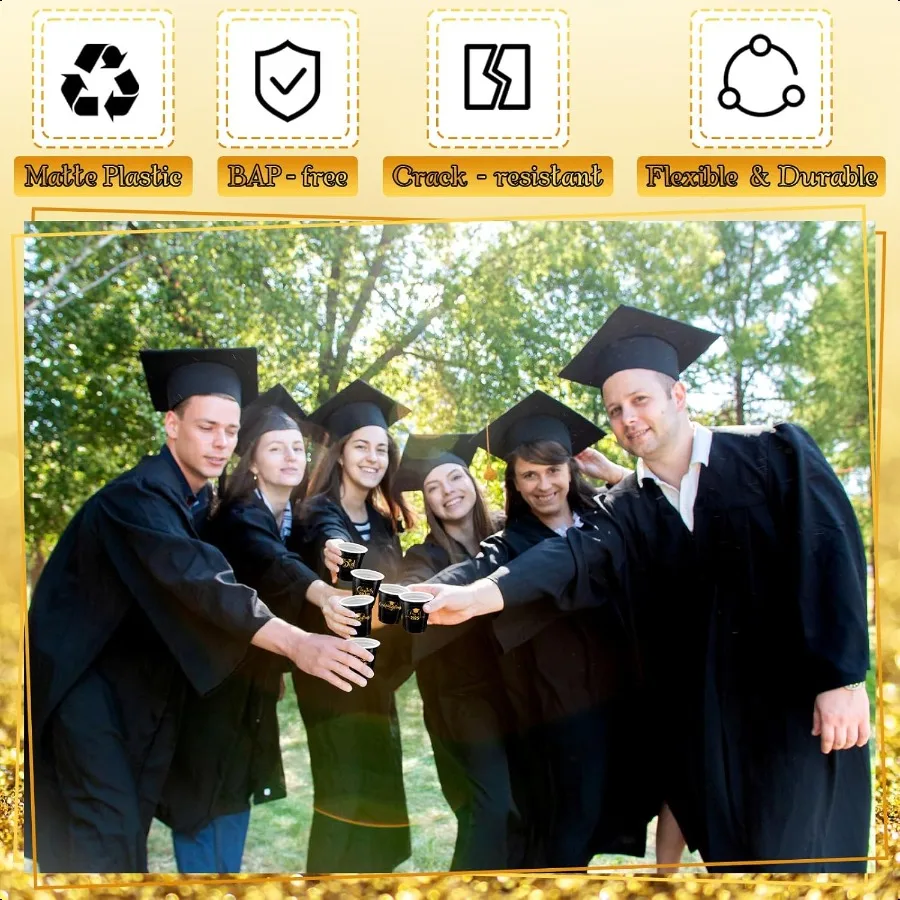 2oz PLA Biodegradable Mini Cups – Eco-Friendly, Compostable, BPA-Free Shot Glasses for Tasting, Coffee, Dessert, Sauce, Party, Wedding, Catering, Office, and Event Use description