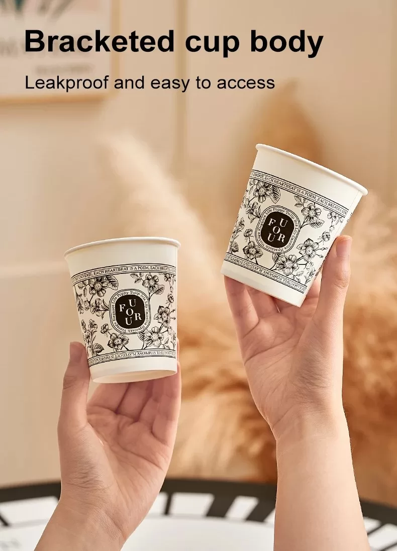 Disposable Thickened Paper Cups – Food-Grade, Leakproof & Durable – Ideal for Household... - SKU DPC12603 - UGI Packaging