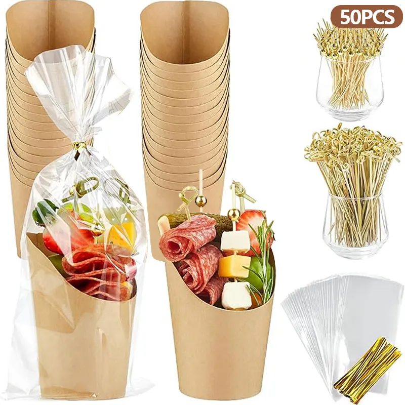 50/100PCS Party Disposable Paper Cup Set – Complete Party Tableware Kit with Cups, Napkins, Straws & Inserts – Eco-Friendly, Convenient Set for Birthday, Wedding, Picnic, and Event Use