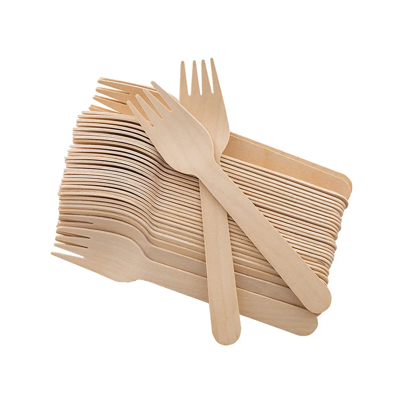 14cm Wooden Spoon and Fork Set – Premium Disposable Tableware for Wedding, Party, Picnic, Cake Tasting, Catering, Dessert, Baby Shower, Event Supplies, Eco-Friendly Biodegradable Utensils 3