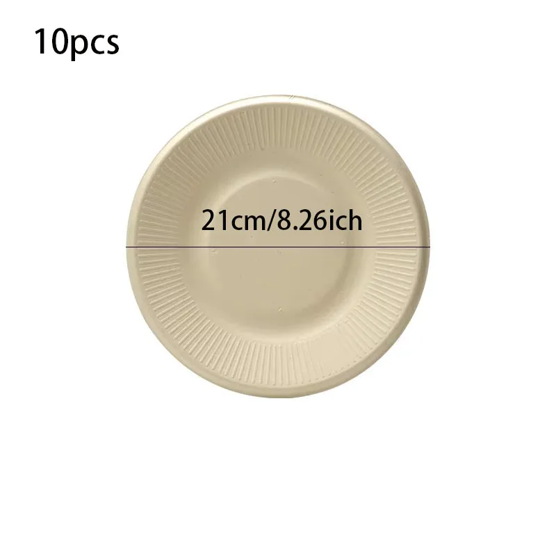 10/20/50PCS 100% Compostable Sugarcane Fiber Paper Bowls – Biodegradable Disposable Bowls for Dessert, Salad, Ice Cream, Oatmeal – Ideal for Holiday, Family Party, Picnic, and Event Use - 图片 12