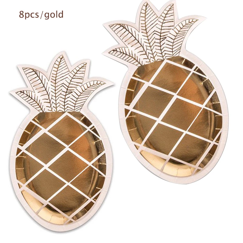 Disposable Kraft Paper Tableware Set – Golden Palm Leaf Pattern Plates, Cups, Napkins, Straws, and Cutlery – Eco-Friendly Party Supplies for Wedding, Birthday, Picnic, Baby Shower, and Events - 图片 16