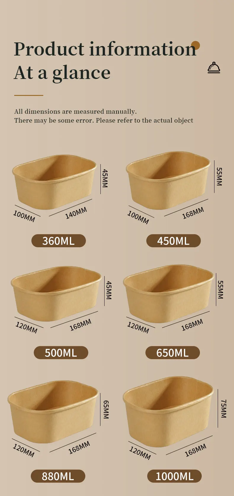 Kraft Disposable Lunch Boxes with Lids - UGI Leak-Proof & Eco-Friendly Kraft Disposable Lunch Boxes with Lids - UGI Leak-Proof & Eco-Friendly