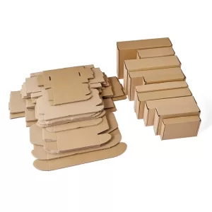 Small Shipping Boxes – Brown Corrugated Cardboard Mailer Boxes for Packing, Mailing, and Business Use – Durable Kraft Paper Packaging – Ideal for Secure Shipping and Eco-Friendly Packaging Solutions