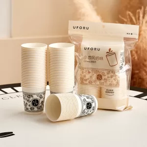 Disposable Thickened Paper Cups – Food-Grade, Leakproof & Durable – Ideal for Household, Commercial, and Office Use – Eco-Friendly Hot Drink Cups for Coffee, Tea, Water, and Everyday Beverages