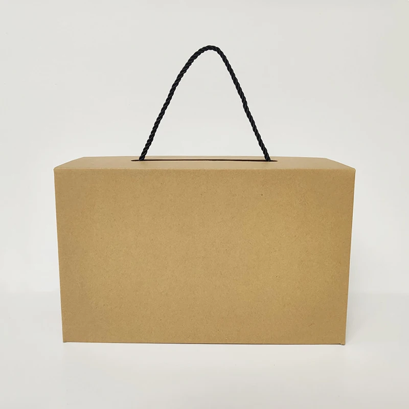 Cardboard Shoe Boxes with Handle – 3-Layer Corrugated Carton Gift Boxes for Packaging, Shipping, or Mailing – Durable and Recyclable Design Ideal for Retail, Business