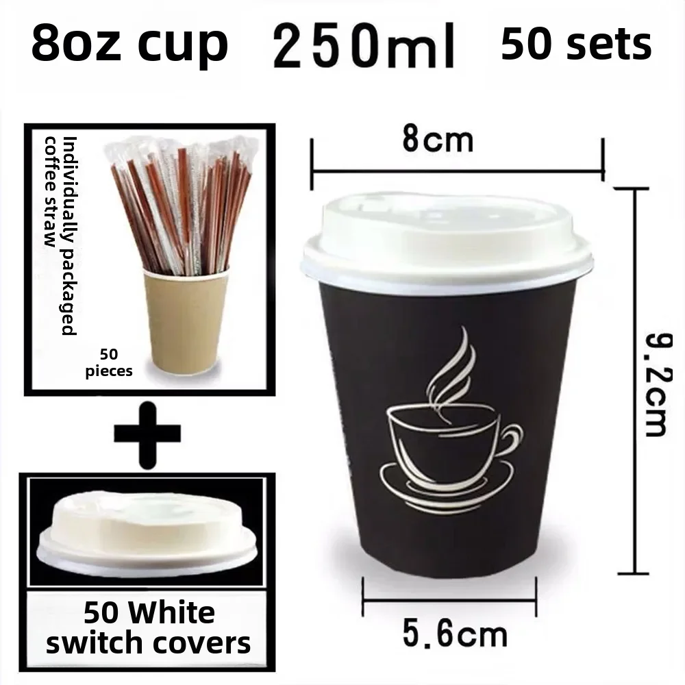 Disposable Thickened Paper Cups – Heat Resistant & Anti-Scalding Hot Drink Cups with Lids, Ideal for Coffee, Tea, and More – Bulk Wholesale, Eco-Friendly, Free Shipping Available Disposable Thickened Paper Cups – Heat Resistant & Anti-Scalding Hot Drink Cups with Lids, Ideal for Coffee, Tea, and More – Bulk Wholesale, Eco-Friendly, Free Shipping Available