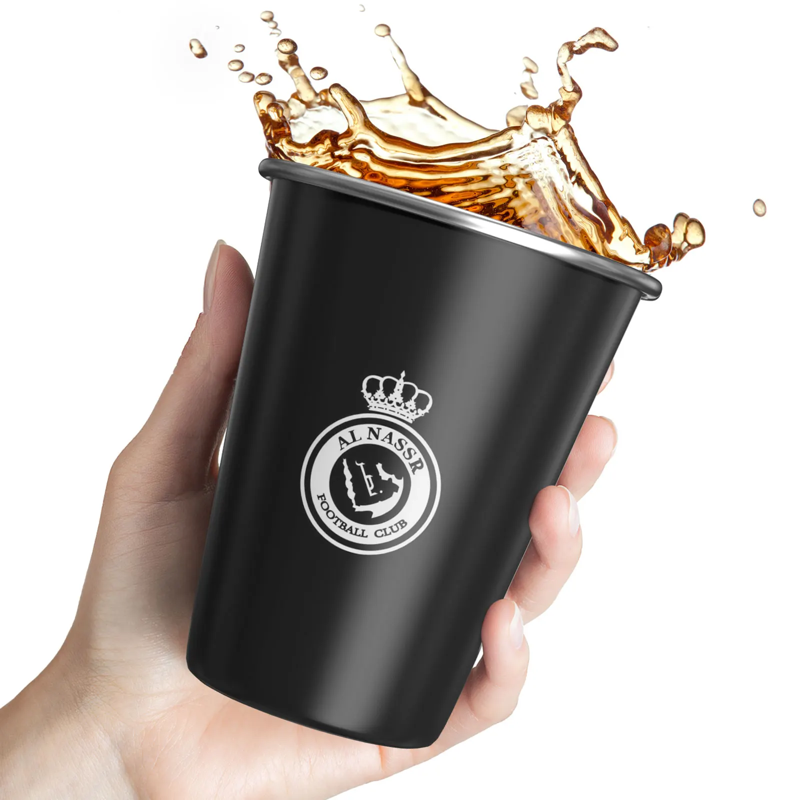 Custom 304 Stainless Steel Beer Mug – High-Quality Outdoor Camping Coffee Cup with Lid & Straw – Insulated Travel Tumbler for Beer, Tea, Gifts, Birthday, Picnic, Hiking, and Daily Use