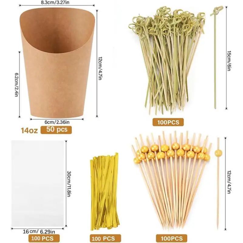 50/100PCS Party Disposable Paper Cup Set – Complete Party Tableware Kit with Cups, Napkins, Straws & Inserts – Eco-Friendly, Convenient Set for Birthday, Wedding, Picnic, and Event Use - 图片 2