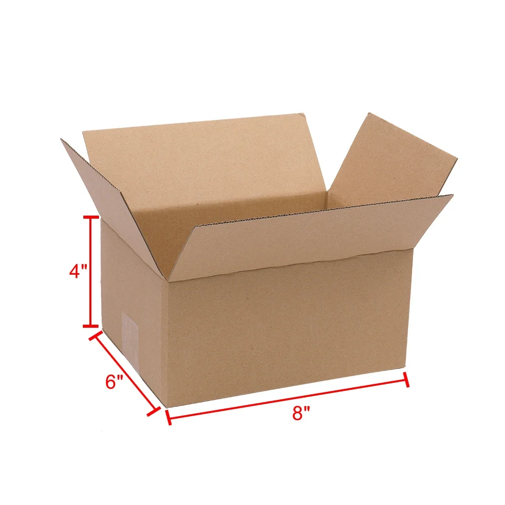 Corrugated Paper Box Mailers – Kraft Shipping Boxes, Durable and Eco-Friendly, Perfect for Small Items, E-Commerce, Retail, and Gift Packaging – Secure, Lightweight, and Recyclable