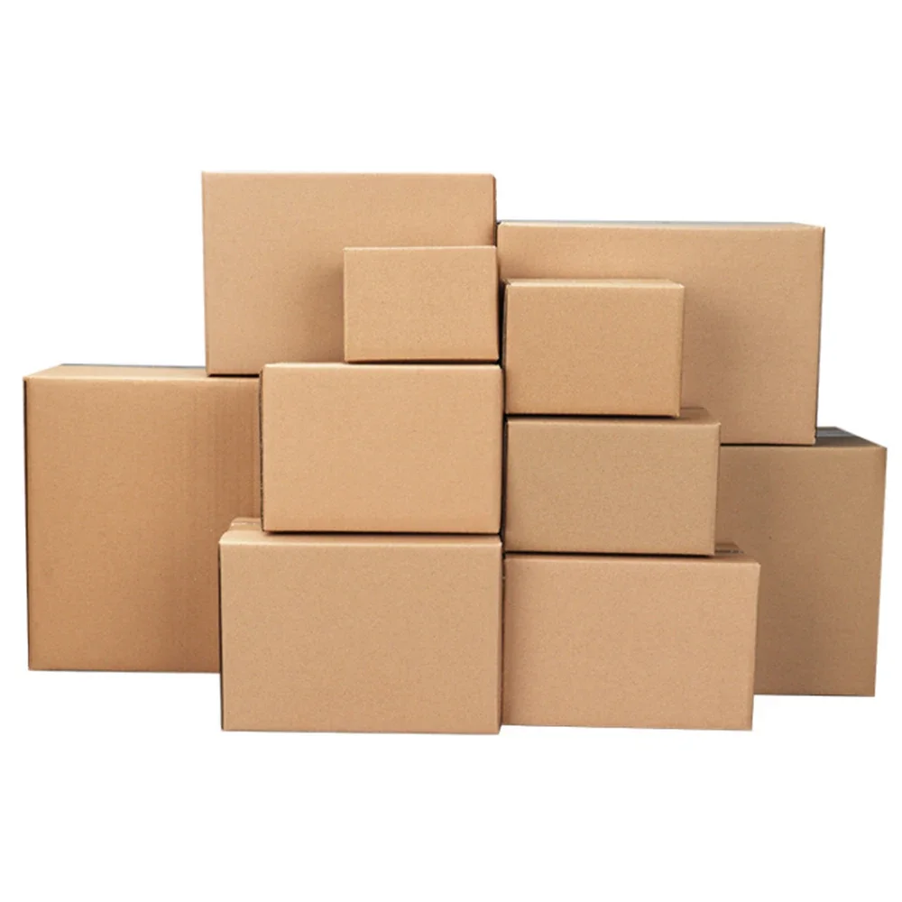Corrugated Paper Box Mailers – Kraft Shipping Boxes, Durable and Eco-Friendly, Perfect for Small Items, E-Commerce, Retail, and Gift Packaging – Secure, Lightweight, and Recyclable - 图片 4