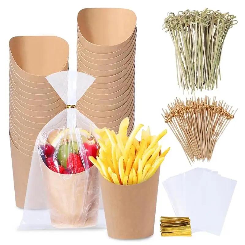 50/100PCS Party Disposable Paper Cup Set – Complete Party Tableware Kit with Cups, Napkins, Straws & Inserts – Eco-Friendly, Convenient Set for Birthday, Wedding, Picnic, and Event Use 2