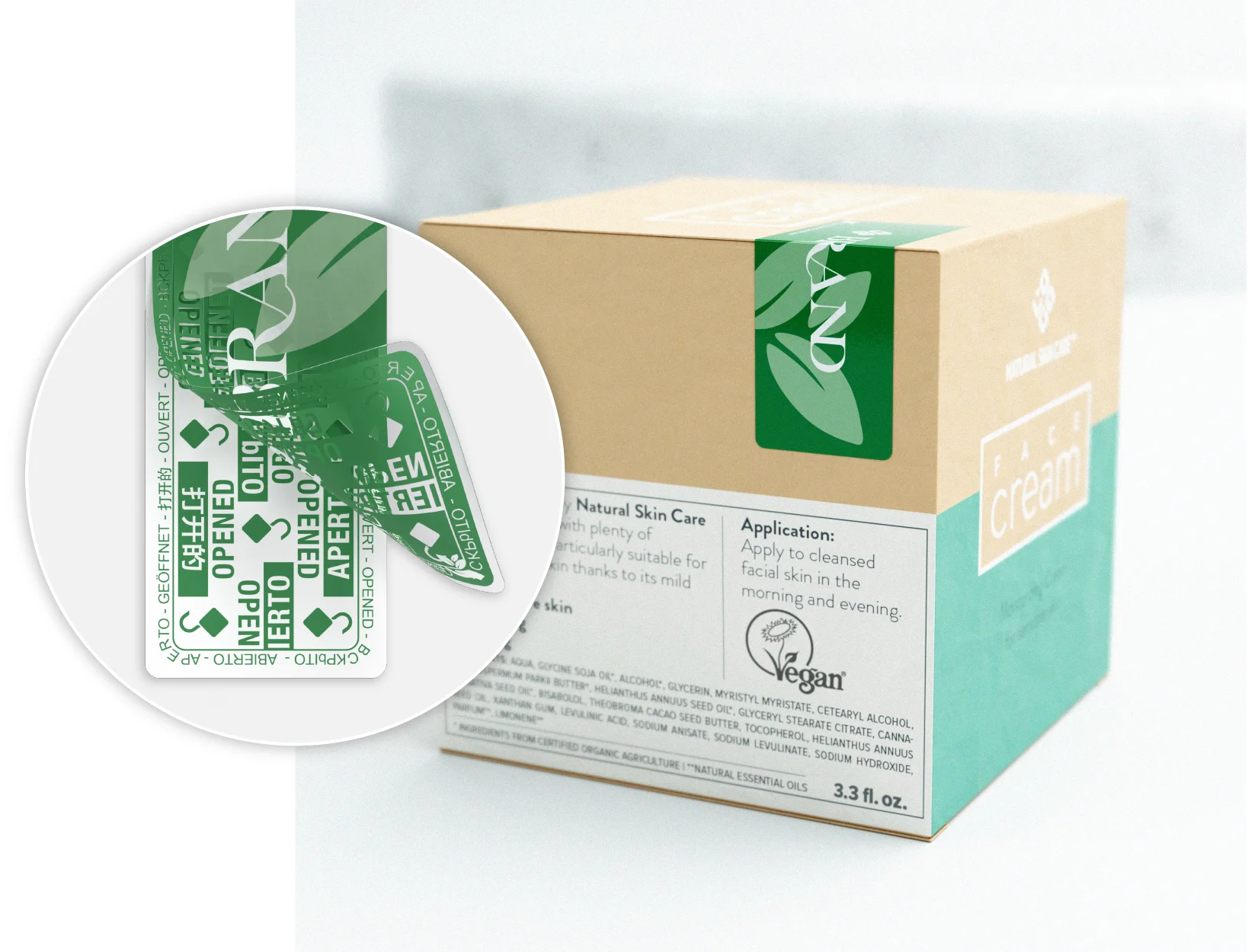 Anti-Counterfeiting Security Labels – Holographic Seals with Hidden Code, Tamper-Proof ... - SKU ACL19230 - UGI Packaging