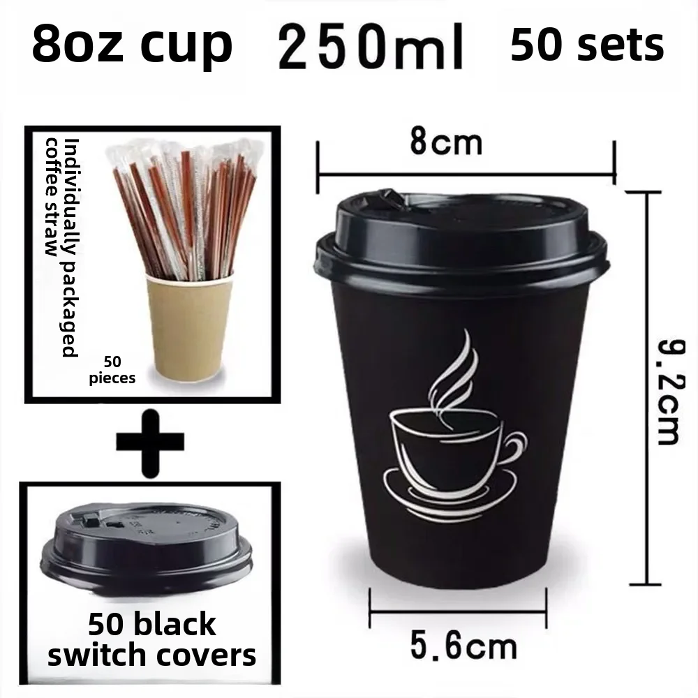 Disposable Thickened Paper Cups – Heat Resistant & Anti-Scalding Hot Drink Cups with Lids, Ideal for Coffee, Tea, and More – Bulk Wholesale, Eco-Friendly, Free Shipping Available Disposable Thickened Paper Cups – Heat Resistant & Anti-Scalding Hot Drink Cups with Lids, Ideal for Coffee, Tea, and More – Bulk Wholesale, Eco-Friendly, Free Shipping Available