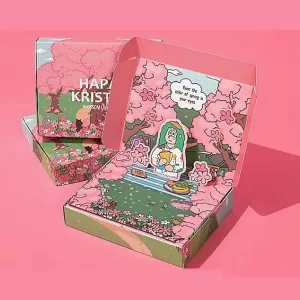 Custom Color Printing Packaging Boxes – Thickened Large Boxes for Clothing, Jewelry, and Gifts – Durable Design with Express Shipping – Ideal for Branding, Retail, or E-Commerce Packaging