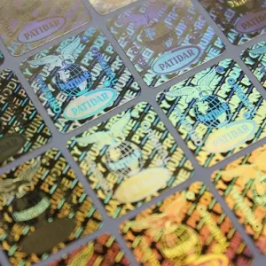 Anti-Counterfeiting Security Labels – Holographic Seals with Hidden Code, Tamper-Proof Design, Custom Printed Authentication Stickers for Brand Protection & Product Verification
