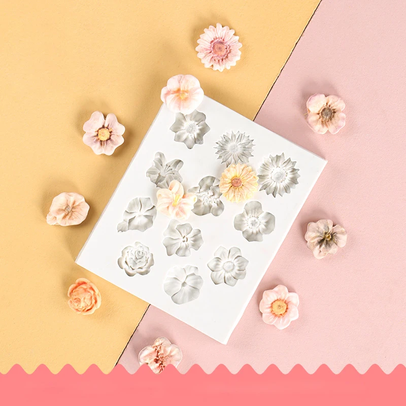 Little Flower Series Silicone Mold – Fondant, Sugarcraft, Chocolate, and Gumpaste Baking Tool for Cake Decoration, Perfect for DIY Cupcake, Birthday Cake, Wedding Cake, Pastry, and Chocolate Crafting Little Flower Series Silicone Mold – Fondant, Sugarcraft, Chocolate, and Gumpaste Baking Tool for Cake Decoration, Perfect for DIY Cupcake, Birthday Cake, Wedding Cake, Pastry, and Chocolate Crafting