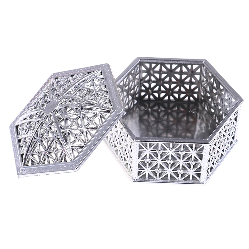 Mini Plastic Hollow Hexagon and Round Candy Boxes – Creative Vintage Wedding Chocolate Gift Cases, Treat Packaging, Party Supplies, Favor Holders, DIY Candy Containers, Elegant Event Decor