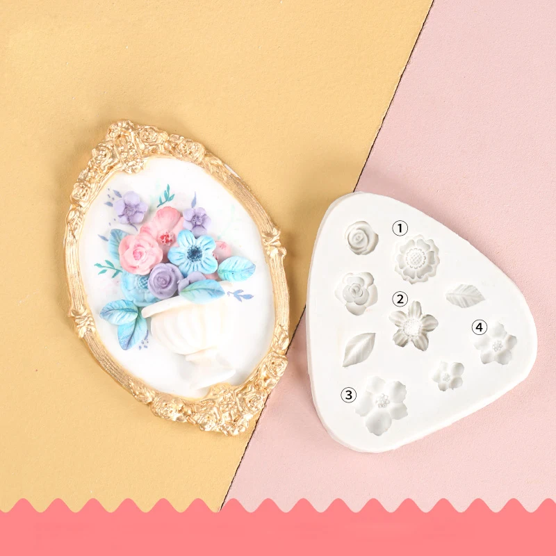 Little Flower Series Silicone Mold – Fondant, Sugarcraft, Chocolate, and Gumpaste Baking Tool for Cake Decoration, Perfect for DIY Cupcake, Birthday Cake, Wedding Cake, Pastry, and Chocolate Crafting Little Flower Series Silicone Mold – Fondant, Sugarcraft, Chocolate, and Gumpaste Baking Tool for Cake Decoration, Perfect for DIY Cupcake, Birthday Cake, Wedding Cake, Pastry, and Chocolate Crafting