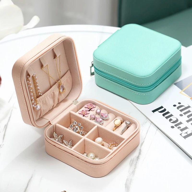 Best 3Style PU Travel Jewelry Box Organizer Wholesale Portable Ring & Earring Case Best 3Style PU Travel Jewelry Box Organizer Wholesale Portable Ring & Earring Case
