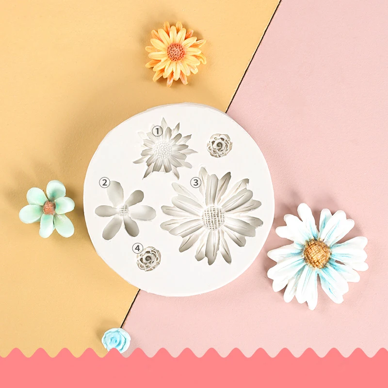 Little Flower Series Silicone Mold – Fondant, Sugarcraft, Chocolate, and Gumpaste Baking Tool for Cake Decoration, Perfect for DIY Cupcake, Birthday Cake, Wedding Cake, Pastry, and Chocolate Crafting Little Flower Series Silicone Mold – Fondant, Sugarcraft, Chocolate, and Gumpaste Baking Tool for Cake Decoration, Perfect for DIY Cupcake, Birthday Cake, Wedding Cake, Pastry, and Chocolate Crafting