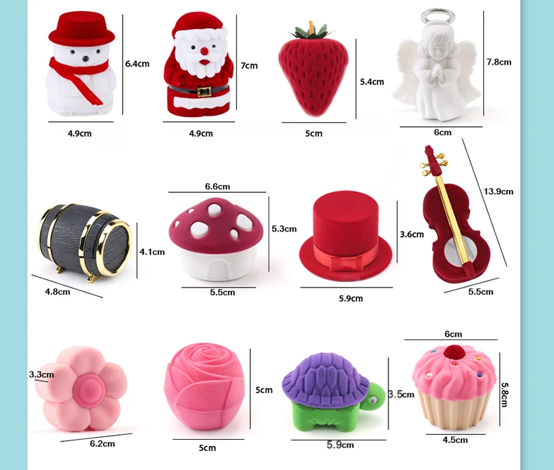 One Piece Velvet Jewelry Gift Box – Elegant Wedding Ring Box, Proposal Engagement Case, Earring Holder, Necklace Organizer, Jewelry Display Container, Luxury Packaging for Anniversary and Special Gifts 4