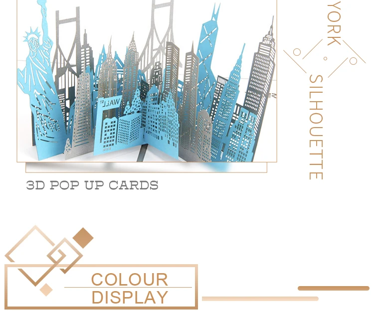 Pop-Up 3D Birthday Card for Boys, Dad & Boyfriend – World Landmark Greeting Card with Famous Tourist Attractions, Creative Pop-Up Design, Unique Keepsake, Business Invitation & Gift Idea for Travel Lovers