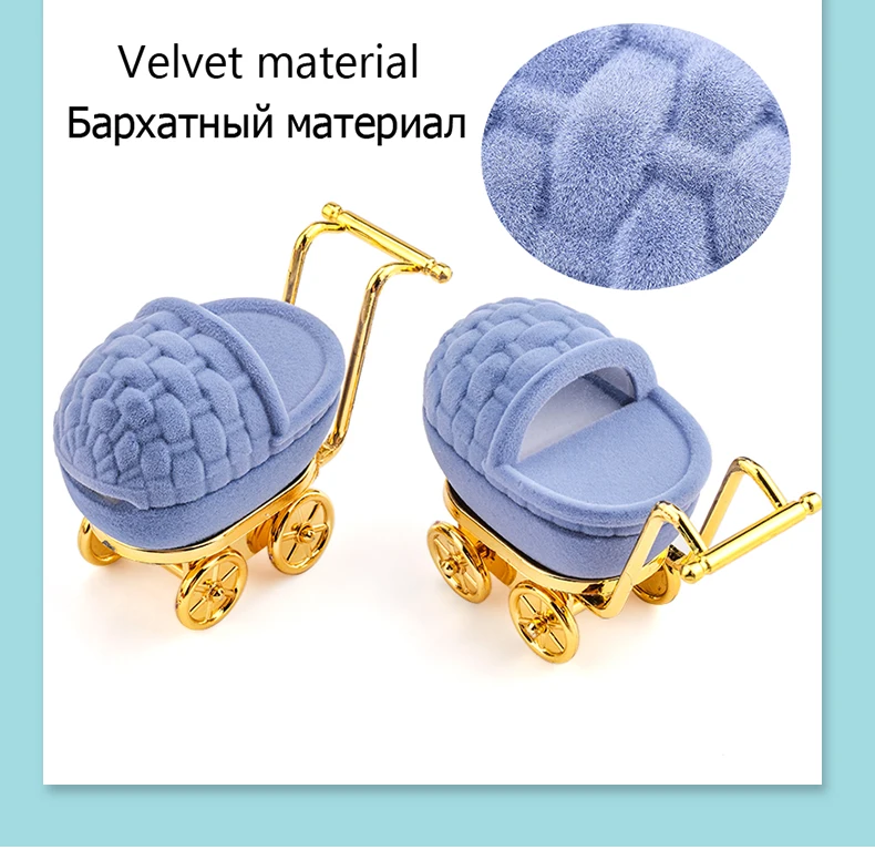 One Piece Velvet Jewelry Gift Box – Elegant Wedding Ring Box, Proposal Engagement Case, Earring Holder, Necklace Organizer, Jewelry Display Container, Luxury Packaging for Anniversary and Special Gifts 5