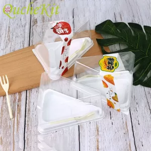 Portable Handle Cake Box with Clear Window, Durable Cardboard Cupcake Pastry Cookie Dessert Packaging Container, Foldable Bakery Boxes for Birthday Wedding Baby Shower Party Supplies