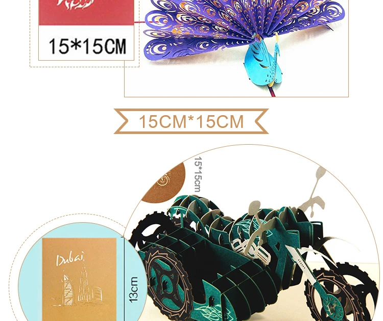 Pop-Up 3D Birthday Card for Boys, Dad & Boyfriend – World Landmark Greeting Card with Famous Tourist Attractions, Creative Pop-Up Design, Unique Keepsake, Business Invitation & Gift Idea for Travel Lovers