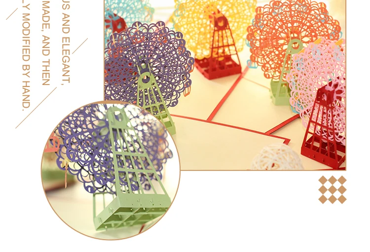 Pop-Up 3D Birthday Card for Boys, Dad & Boyfriend – World Landmark Greeting Card with Famous Tourist Attractions, Creative Pop-Up Design, Unique Keepsake, Business Invitation & Gift Idea for Travel Lovers