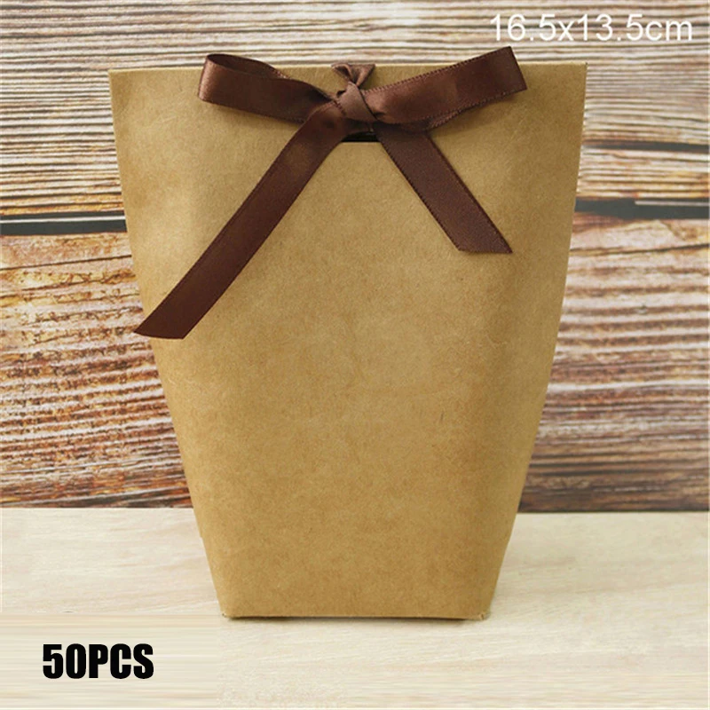 50PCS Black and White Bronzing Paper Candy Bags – Elegant French Merci Gift Boxes with Metallic Finish, Thank You Party Favor Packaging for Wedding, Birthday, Baby Shower, Anniversary, and Holiday Celebrations - 图片 17