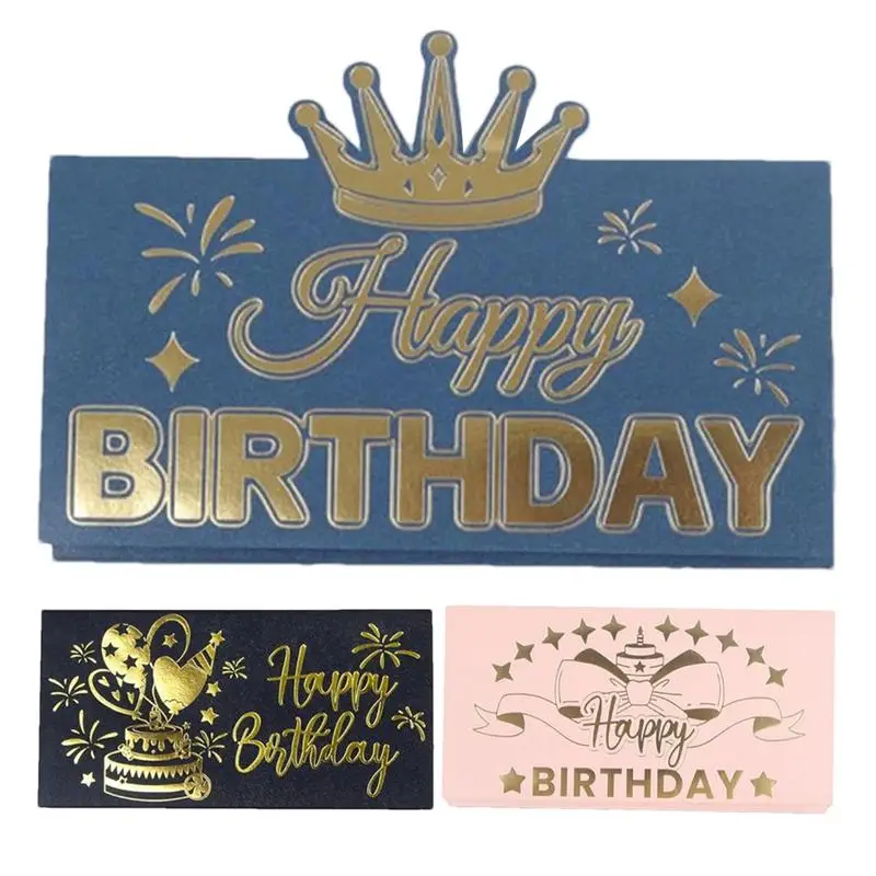 Creative Birthday Wallet Greeting Card – Folding Cash Holder Red Envelope Style, Unique Birthday Gift Envelope for Kids, Boys, Girls, and Friends, Fun and Practical Birthday Party Gift Idea - 图片 6