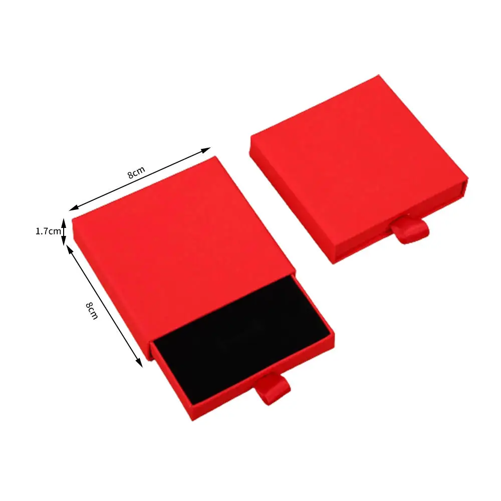 Kraft Paper Drawer Jewelry Box 📦 – Premium Gift Case with Sponge Lining Kraft Paper Drawer Jewelry Box 📦 – Premium Gift Case with Sponge Lining